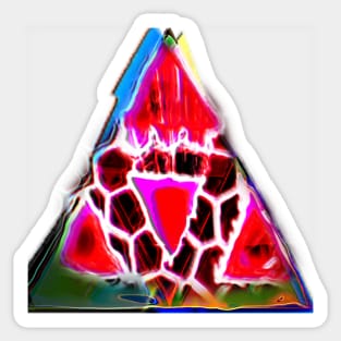 Supercharged Triforce Sticker